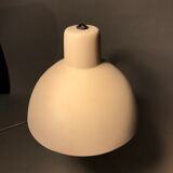 Vintage 60s beige and flexible gold desk lamp 45 cm