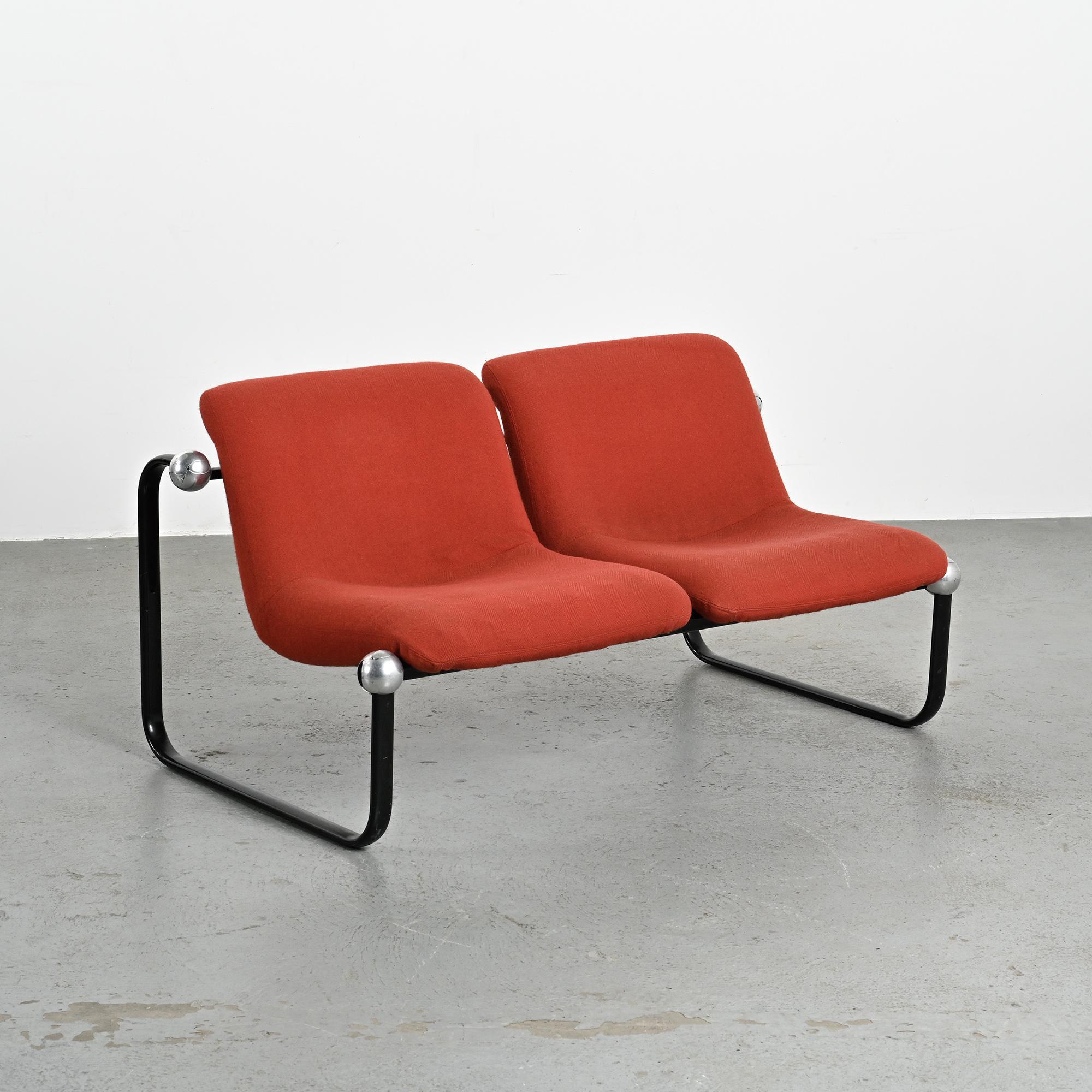 Banquette deux places par Marc Held pour Airborne, France, vers 1970