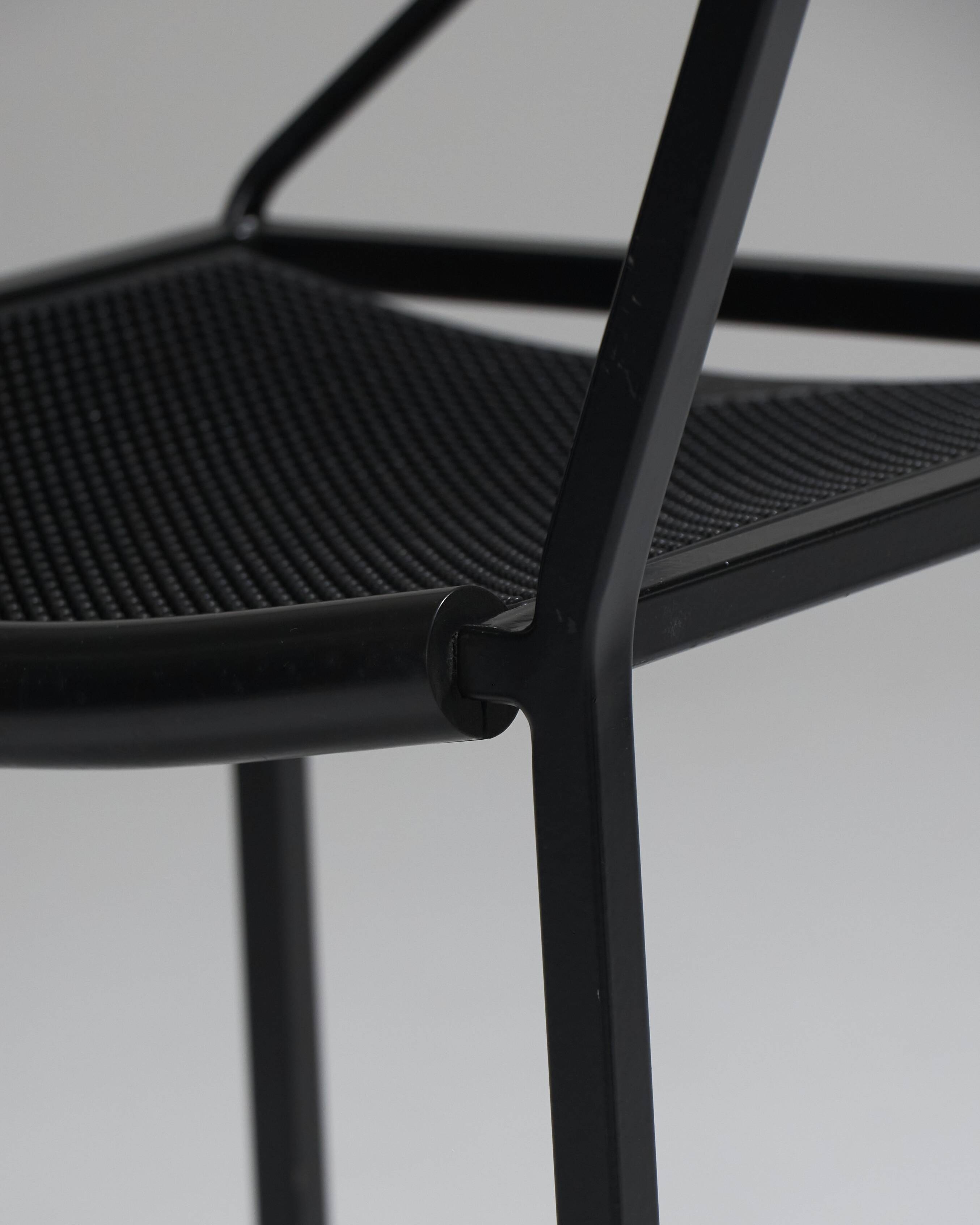 Pair of poltroncina chairs, zeus, maurizio peregalli, 1980s