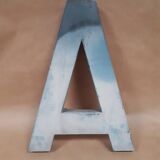 Letter of sign A vintage metal 1950-1960