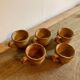 Lot de 5 tasses en grès
