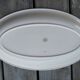 Blue oval dish
