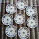 8 flat plates in Longchamp ironstone