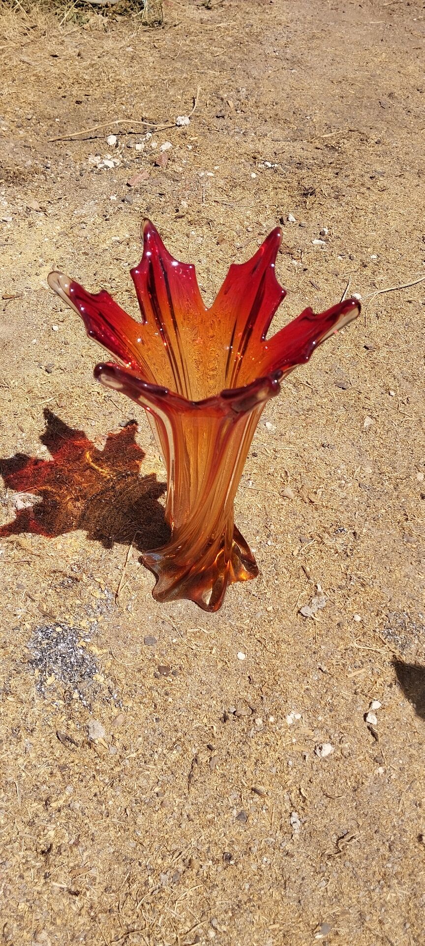 Murano glass vase
