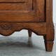 Table de nuit Art Déco en chêne avec plateau en marbre de Carrare, France années 1920