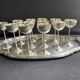 Liqueur service – Silver plated