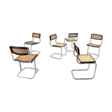 Vintage bauhaus style dining chairs, 1960s