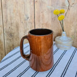 Rust ceramic jug Sonac Dahomey