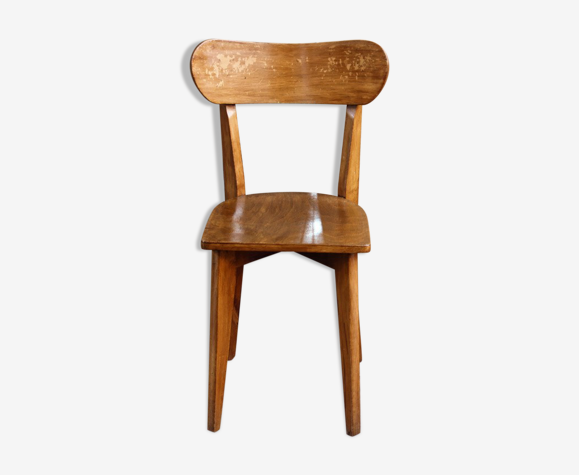 Chaise en bois années 50