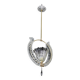 Amazing Murano Glass Art Deco Pendant Chandelier by Ercole Barovier, 1940s
