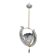 Amazing Murano Glass Art Deco Pendant Chandelier by Ercole Barovier, 1940s