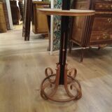 Lampadaire en bois cintré