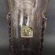 Vintage glass vase from the Ponant Locronan glassworks, 20th century
