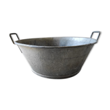 Old vintage retro zinc basin