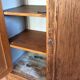 Parisian buffet two drawers two shelves and lock