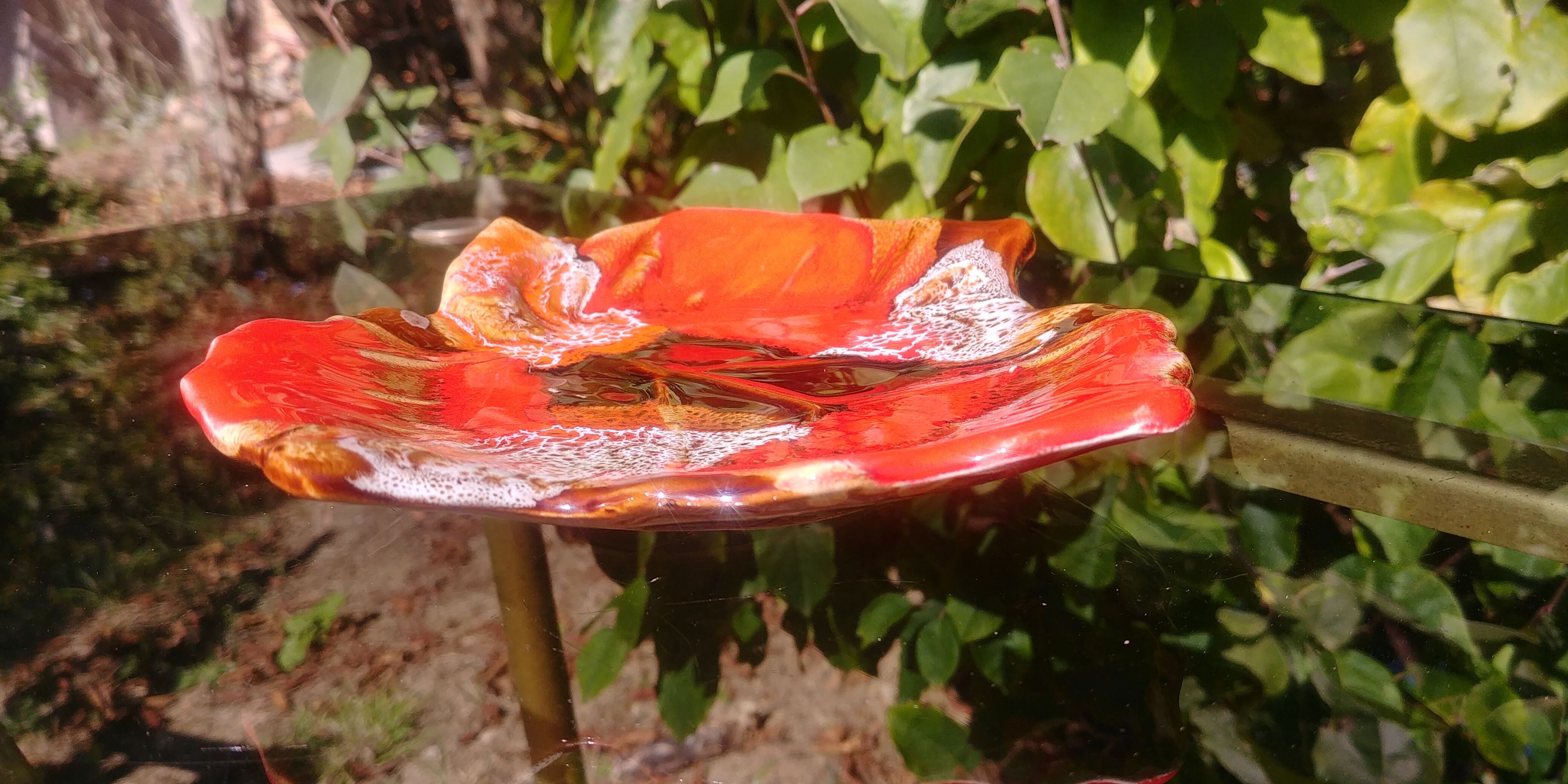Trinket bowl in glazed ceramic Vallauris