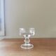 Set of 6 vintage 70s crystal champagne glasses