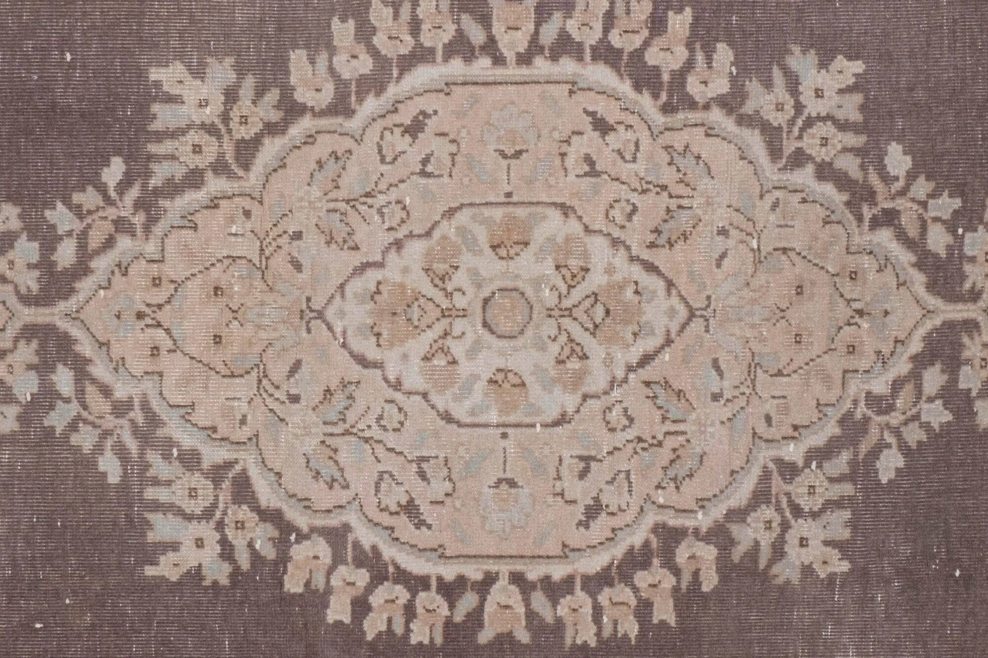 Vintage Turkish hallway rug 91x355 cm