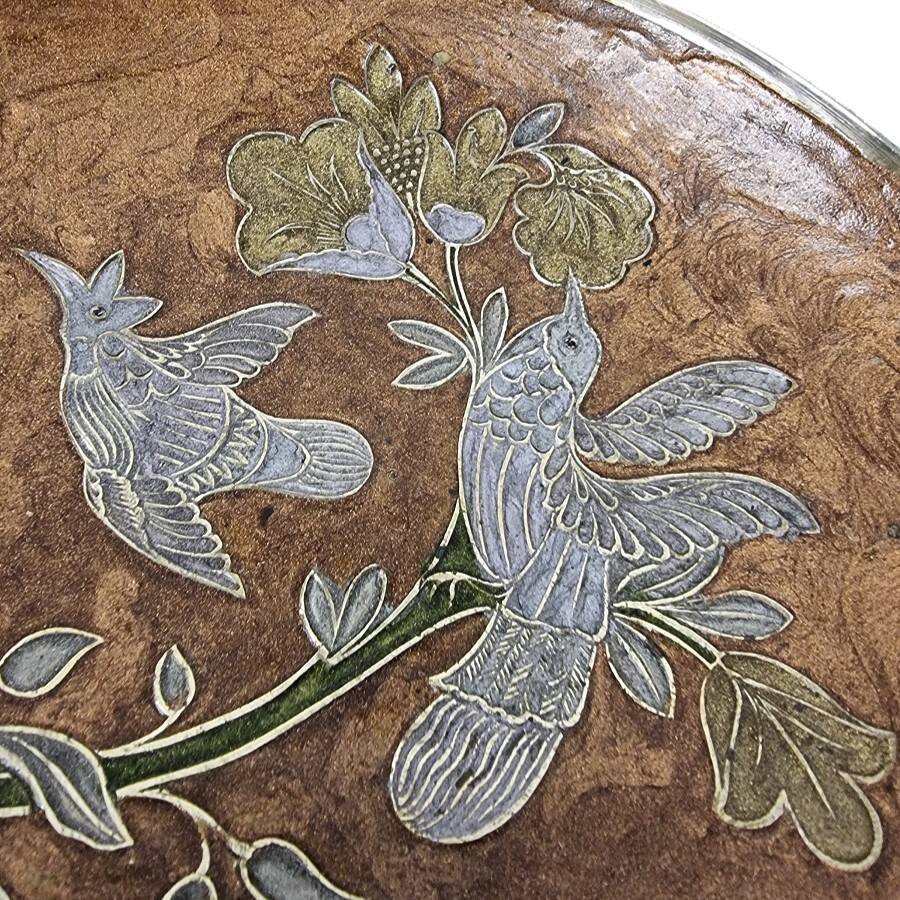 Enamelled Bowl From India, 1980s