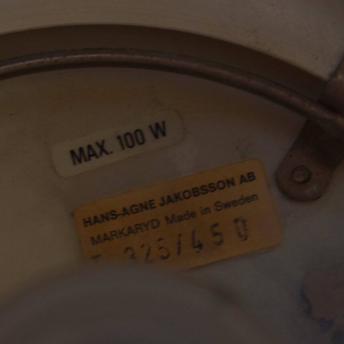 Mid-Century Swedish Chrome Pendant Lamp by Hans-Agne Jakobsson for Markaryd, 1960s