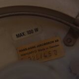 Mid-Century Swedish Chrome Pendant Lamp by Hans-Agne Jakobsson for Markaryd, 1960s