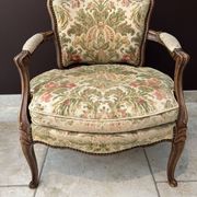 Pair of convertible armchairs, Lous XV style bergères