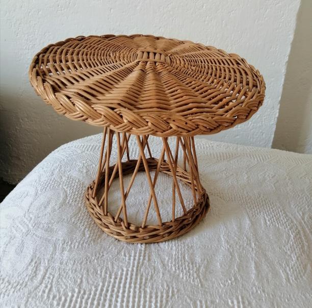 Duo of rattan coffee tables