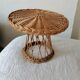 Duo of rattan coffee tables