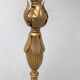 Vintage golden brass lamp anne 50