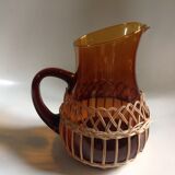 Water pot covered with wicker