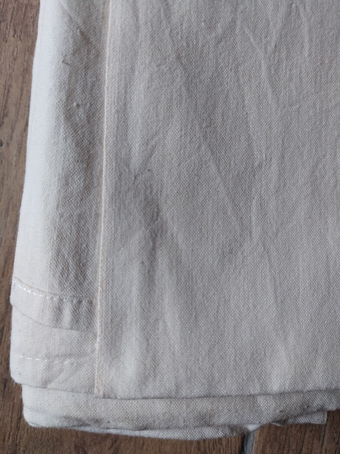 Old half-breed sheet monogrammed GC art deco style 205x326 cm