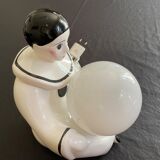 Ceramic lamp Pierrot