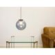 Suspension in the mid century vintage smoked glass