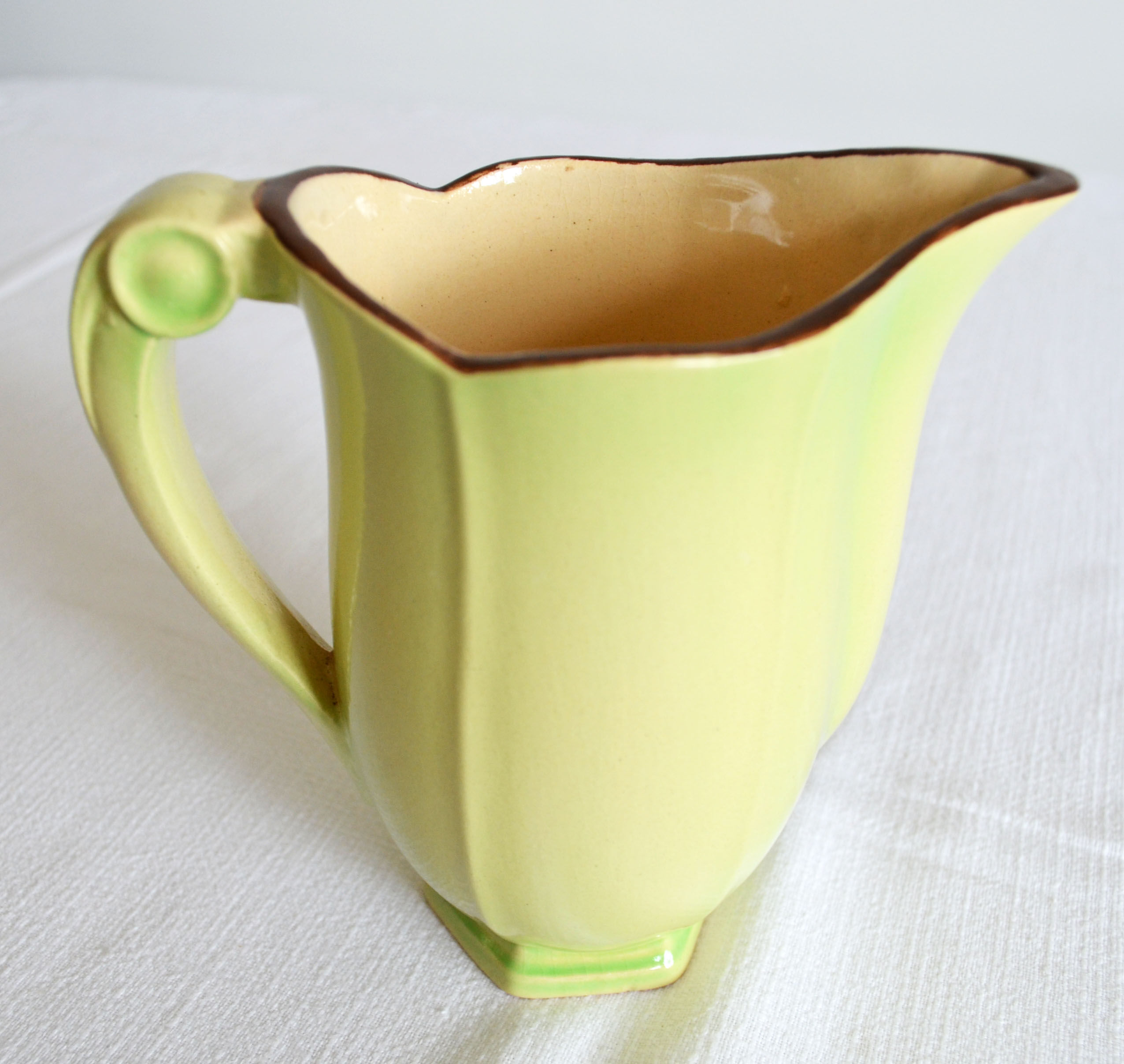Niderviller art nouveau milk pot