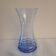 Faceted blue glass vase – Art Deco style from the 1930s/40s