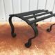 Wrought iron footrest