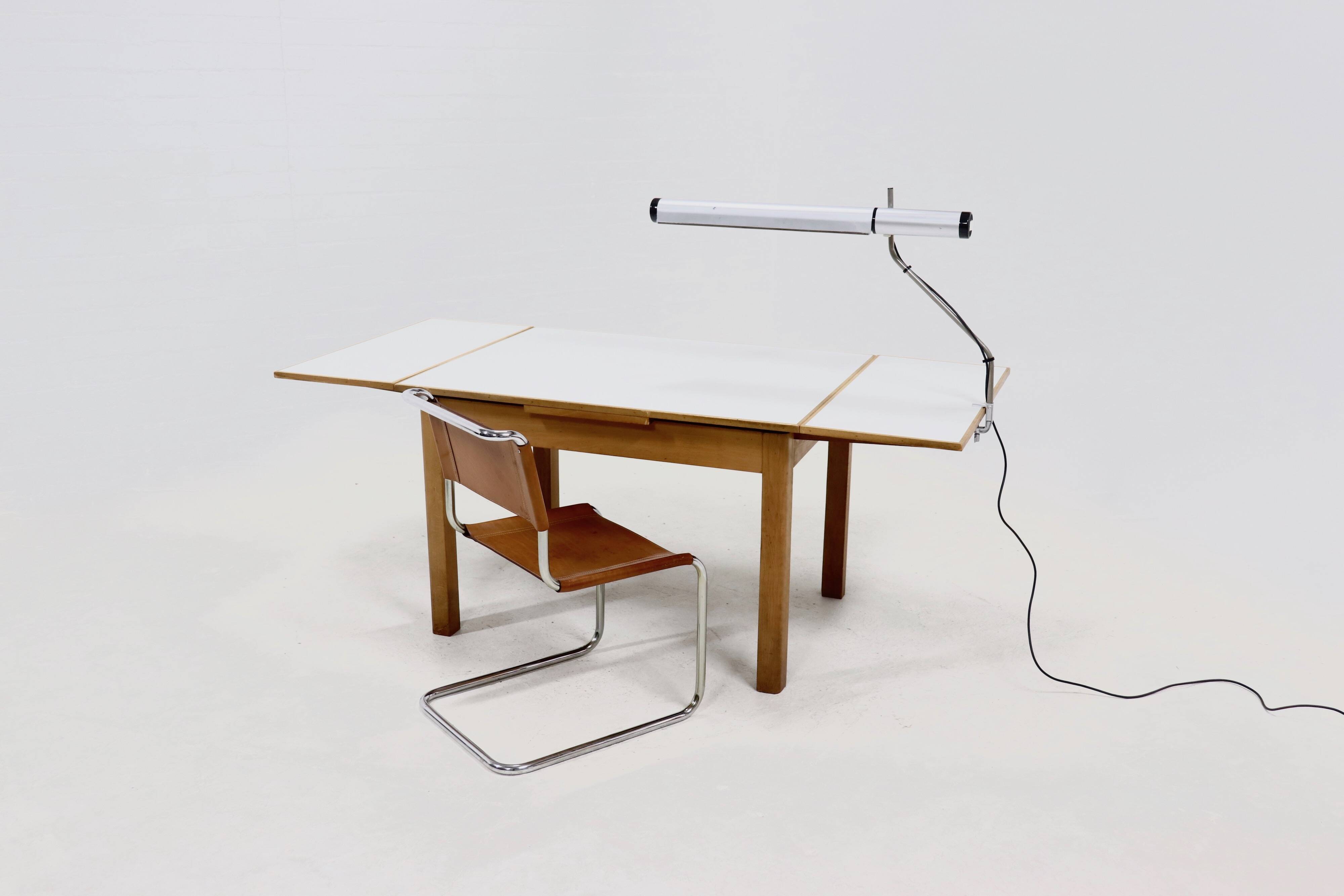 Architect Fluorescent Tube Desk Lamp 1970s
