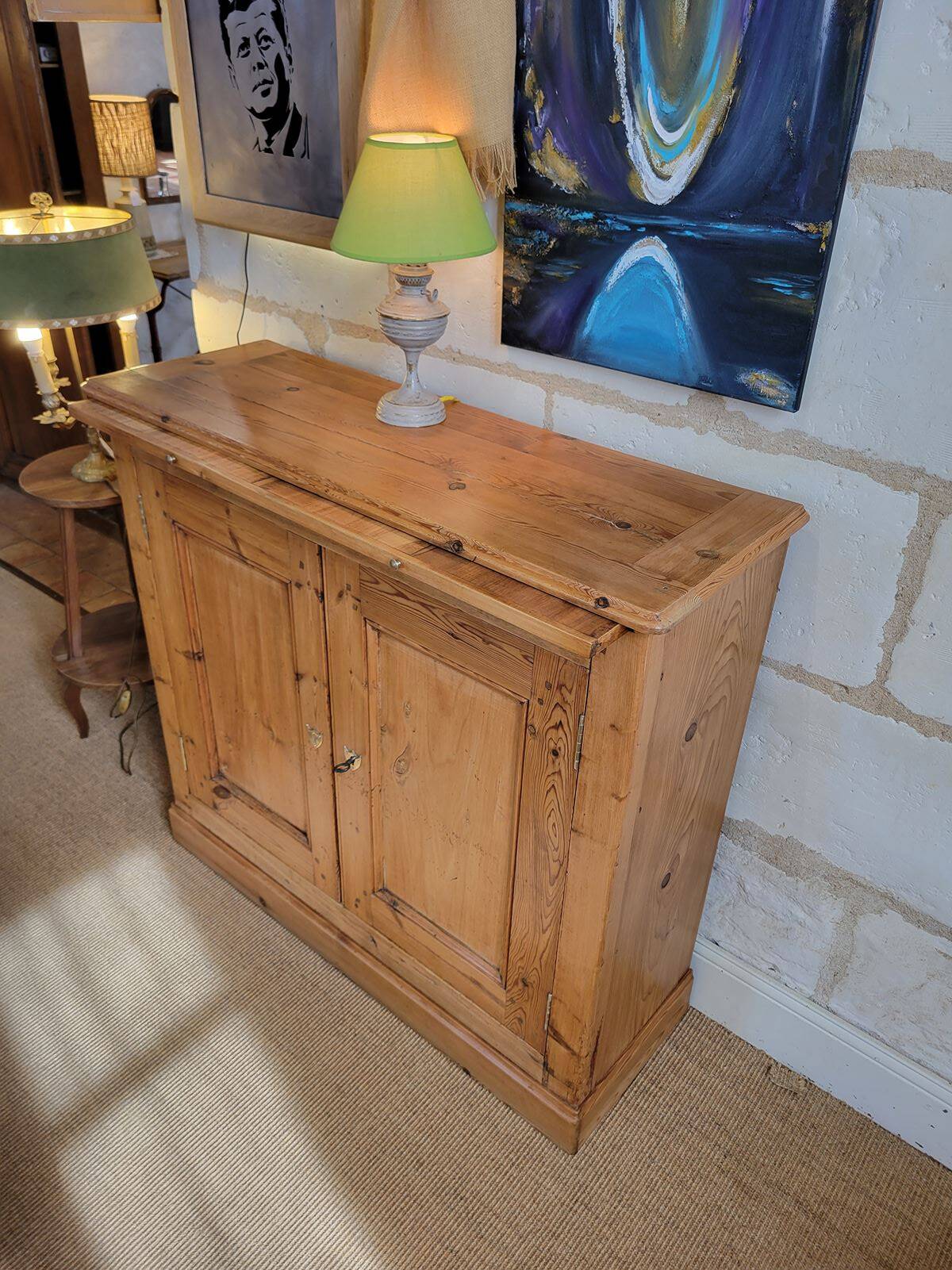 Narrow old sideboard