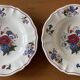 8 assiettes creuses anciennes en faïence de Sarreguemines