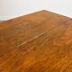 Vintage solid oak stool