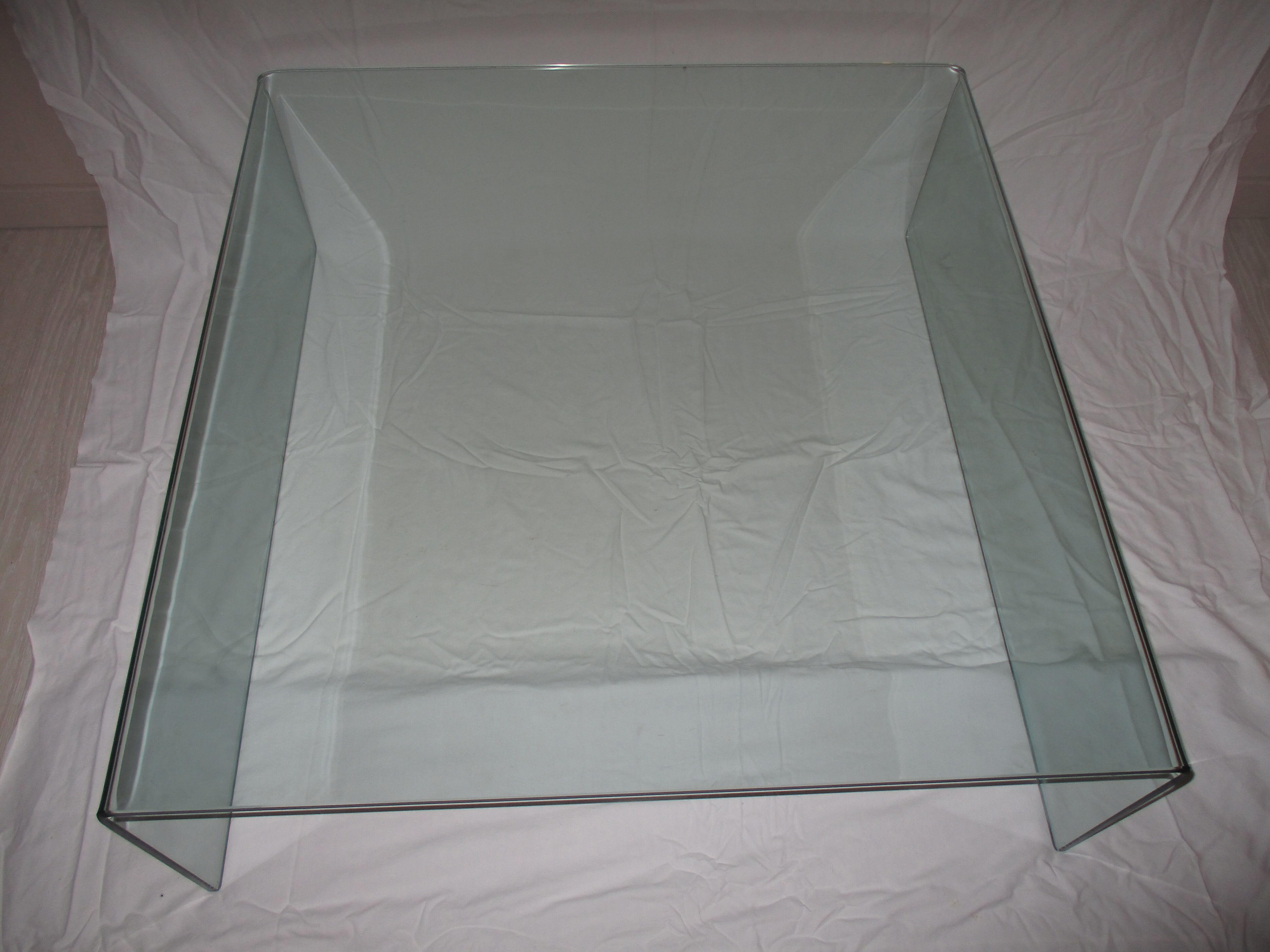 Coffee table glass red line roset or cortesi