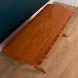 Retro teak 1960s mid century parker knoll drop leaf coffee table