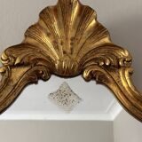 Miroir doré style baroque