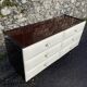 VINTAGE DRESSING TABLE WITH 6 DRAWERS 1960-1970 ROGER LANDAULT