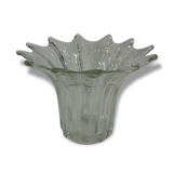 Vintage blown glass form Corolla vase