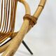 Fauteuil vintage en rotin par Dirk van Sliedregt Rohe Noordwolde 1960 aux Pays-Bas