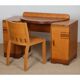 Wooden dressing table/desk, English work from the 1930s.