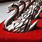 Knife rests, swan figurine