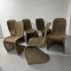 6 designer rattan chairs