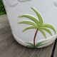 Flower pot "palm" ceramic Bassano Italy 60 70 years